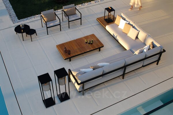 Royal Botania Sedací sestava Alura Lounge SET 06 C, Royal Botania, 250x245 cm, rám hliník anthracite, bez sedáků a stolové desky