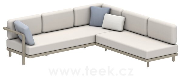 Royal Botania Sedací sestava Alura Lounge SET 04 A, Royal Botania, 250x245 cm, rám hliník anthracite, bez sedáků