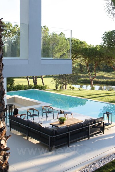 Royal Botania Sedací sestava Alura Lounge SET 04 A, Royal Botania, 250x245 cm, rám hliník anthracite, bez sedáků