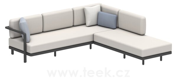 Royal Botania Sedací sestava Alura Lounge SET 06 A, Royal Botania, 250x245 cm, rám hliník anthracite, bez sedáků