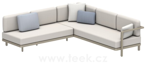Royal Botania Sedací sestava Alura Lounge SET 04 A, Royal Botania, 250x245 cm, rám hliník anthracite, bez sedáků