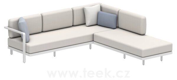 Royal Botania Sedací sestava Alura Lounge SET 06 A, Royal Botania, 250x245 cm, rám hliník anthracite, bez sedáků