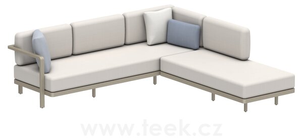 Royal Botania Sedací sestava Alura Lounge SET 06 A, Royal Botania, 250x245 cm, rám hliník anthracite, bez sedáků