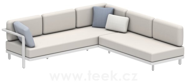 Royal Botania Sedací sestava Alura Lounge SET 04 A, Royal Botania, 250x245 cm, rám hliník anthracite, bez sedáků