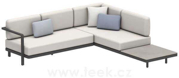 Royal Botania Sedací sestava Alura Lounge SET 06 C, Royal Botania, 250x245 cm, rám hliník anthracite, bez sedáků a stolové desky
