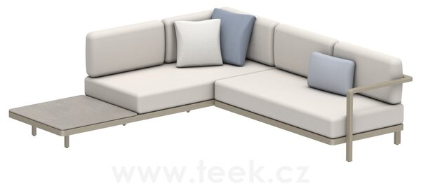 Royal Botania Sedací sestava Alura Lounge SET 06 C, Royal Botania, 250x245 cm, rám hliník anthracite, bez sedáků a stolové desky