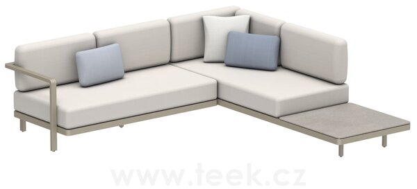 Royal Botania Sedací sestava Alura Lounge SET 06 C, Royal Botania, 250x245 cm, rám hliník anthracite, bez sedáků a stolové desky