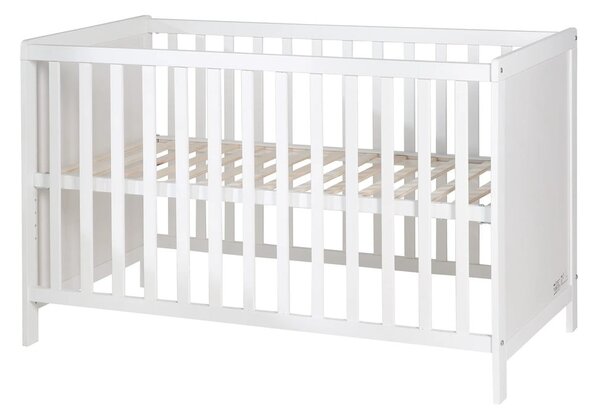 Bílá postýlka 60x120 cm – Roba