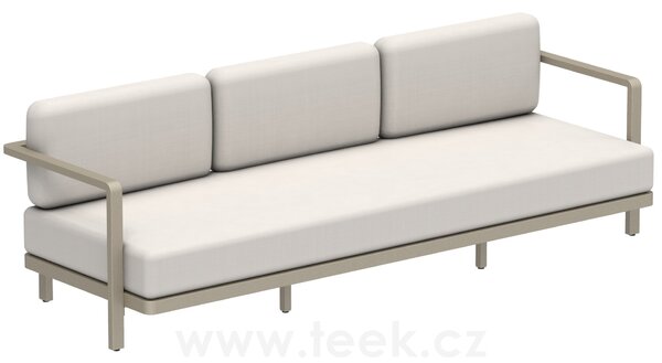 Royal Botania Pohovka 3-místná Alura Lounge, Royal Botania, 250x85x79 cm, rám hliník anthracite, bez sedáků