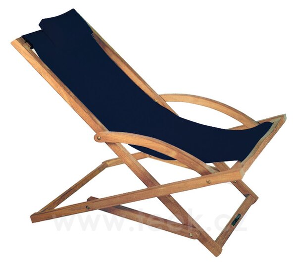 Royal Botania Teakové skládací relaxační křeslo Beacher, Royal Botania, rám teak, výplet Batyline barva dle vzorníku