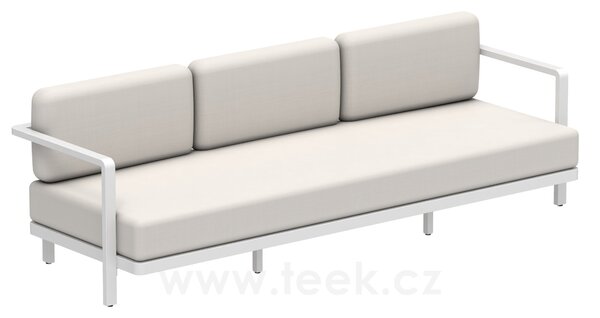 Royal Botania Pohovka 3-místná Alura Lounge, Royal Botania, 250x85x79 cm, rám hliník anthracite, bez sedáků