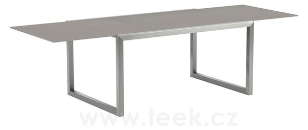 Royal Botania Jídelní stůl rozkládací Ninix, Royal Botania, 150-270x100x75 cm, rám ocel barva anthracite, deska keramika černá