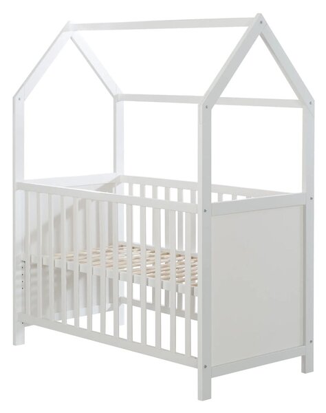 Bílá postýlka 60x120 cm – Roba