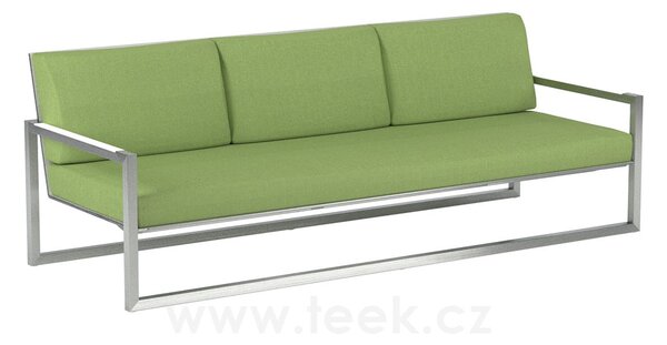 Royal Botania Pohovka 3-místná Ninix, Royal Botania, 233x83x81 cm, rám hliník sand, výplet Batyline pearl grey