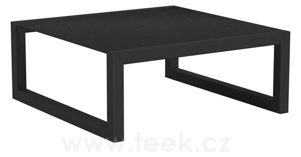 Royal Botania Konferenční stolek Ninix, Royal Botania, 90x90x36,6 cm, rám broušená ocel, deska teak