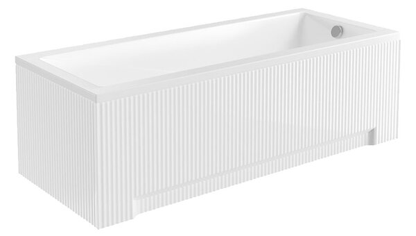 Besco Univerzální krycí panel UNI RYFLE k obdélníkové vaně Besco, bílá lesk Rozměry (cm): 150x70
