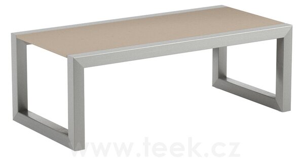 Royal Botania Konferenční stolek Ninix, Royal Botania, 83x40x29 cm, rám hliník anthracite, deska keramika černá