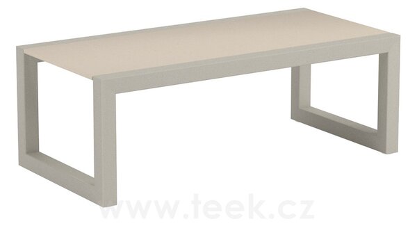 Royal Botania Konferenční stolek Ninix, Royal Botania, 83x40x29 cm, rám hliník anthracite, deska keramika černá