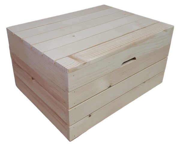 Dřevěný box s víkem 40x30x21. Na všechy věci, které potřebujete