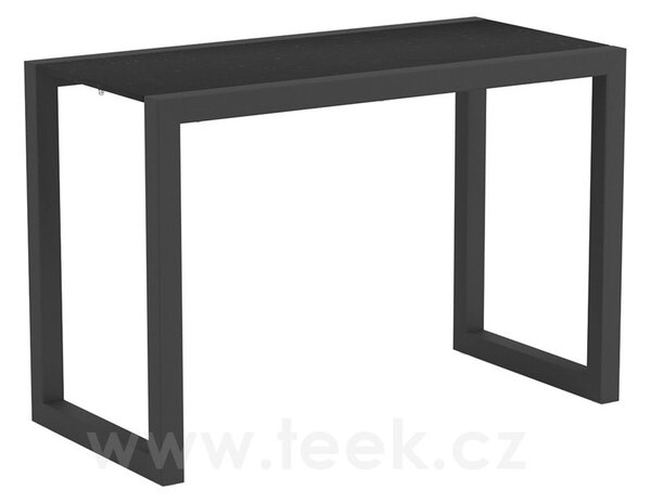 Royal Botania Odkládací stolek vyšší Ninix, Royal Botania, 83x40x56 cm, rám hliník anthracite, deska teak
