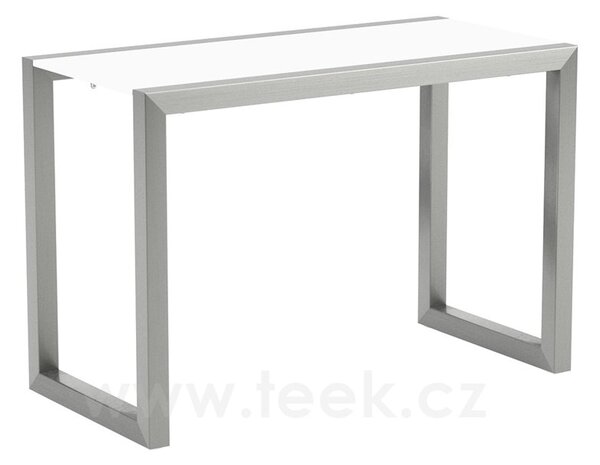 Royal Botania Odkládací stolek vyšší Ninix, Royal Botania, 83x40x56 cm, rám hliník anthracite, deska teak