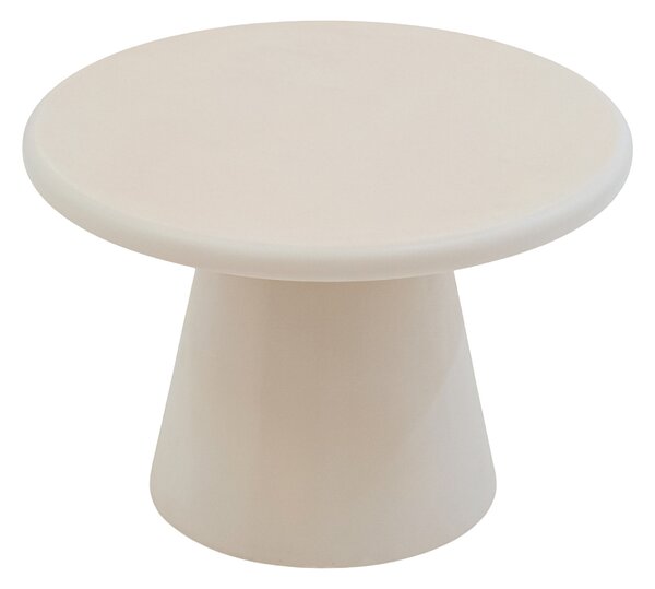Kulaty konferenční stolek Clav 60 cm - béžový