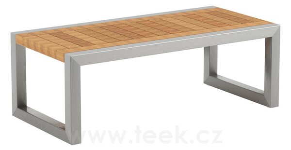 Royal Botania Konferenční stolek Ninix, Royal Botania, 83x40x29 cm, rám hliník anthracite, deska keramika černá