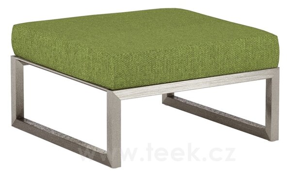Royal Botania Podnožka Ninix, Royal Botania, 75x75x45 cm, rám hliník anthracite, výplet Batyline black, bez sedáku