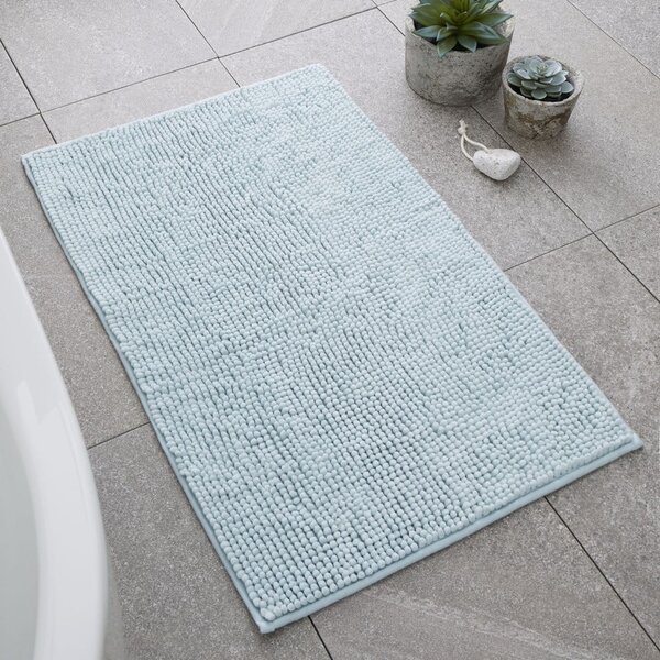 Světle modrá koupelnová předložka 50x80 cm Bobble – Catherine Lansfield