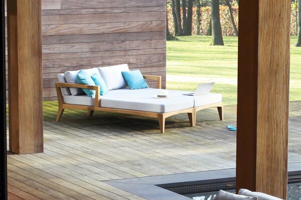 Royal Botania Teakový postelový díl levostranný 210 cm Zenhit Lounge, Royal Botania, rám teak, bez sedáků