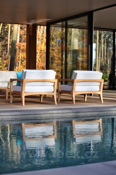 Royal Botania Teakové nízké křeslo Zenhit Lounge, Royal Botania, 87x87x81 cm, rám teak, bez sedáků