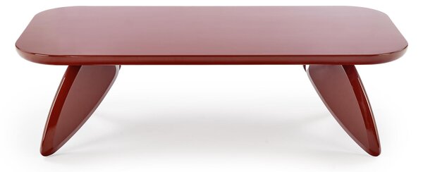 Obdélníkový konferenční stolek Lumis 120 cm - burgund