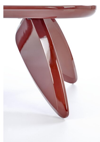 Obdélníkový konferenční stolek Lumis 120 cm - burgund