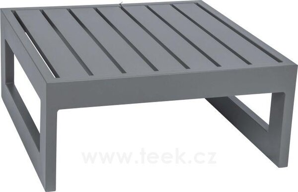 Stern Konferenční stolek New Holly, Stern, čtvercový 72x72x32,5 cm, lakovaný hliník šedý (graphite)