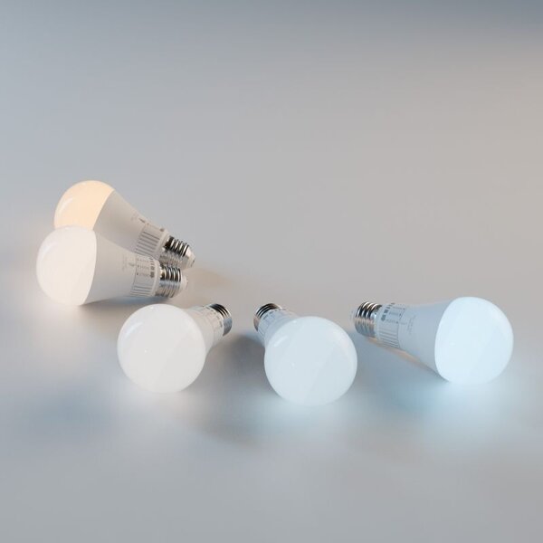 Spectrum LED LED žárovka 5 barev světla GLS E27 230V 10W 5CCT
