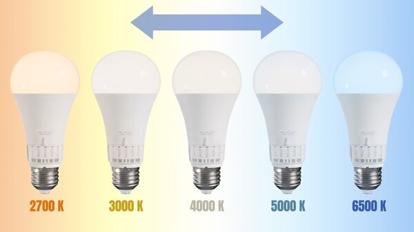 Spectrum LED LED žárovka 5 barev světla GLS E27 230V 10W 5CCT