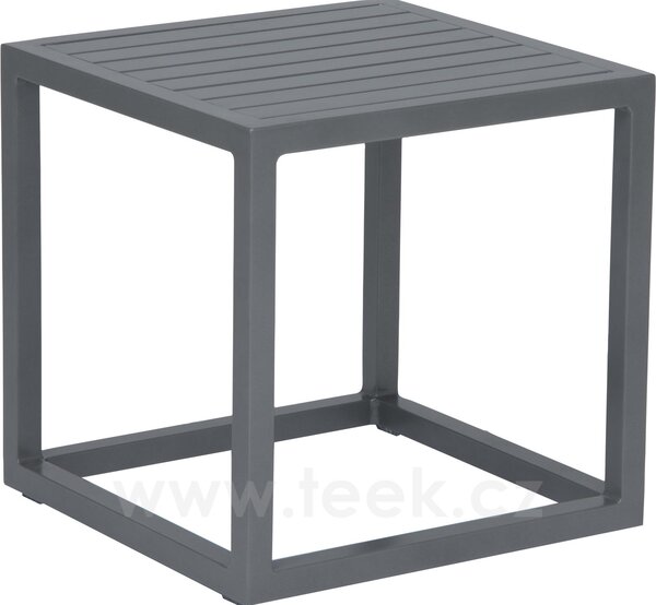 Stern Odkládací stolek Robin, Stern, čtvercový 40x40x40 cm, hliníkové lamely, barva šedočerná (anthracite)