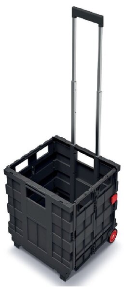 Kistenberg Skládací přepravka s madlem CART T červená 39,6x37x100,8cm
