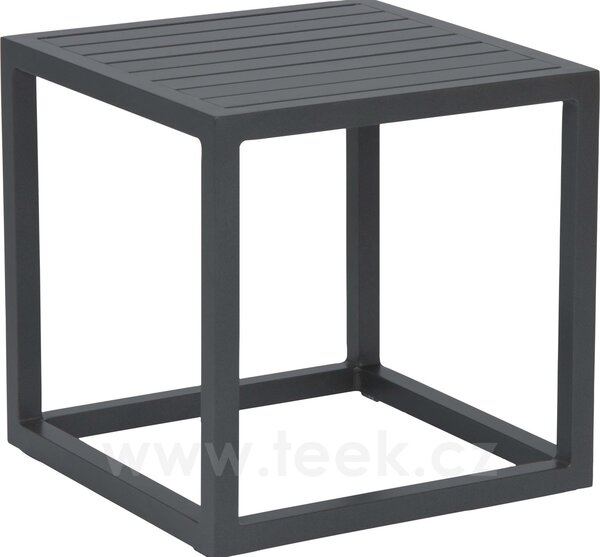 Stern Odkládací stolek Robin, Stern, čtvercový 40x40x40 cm, hliníkové lamely, barva šedočerná (anthracite)