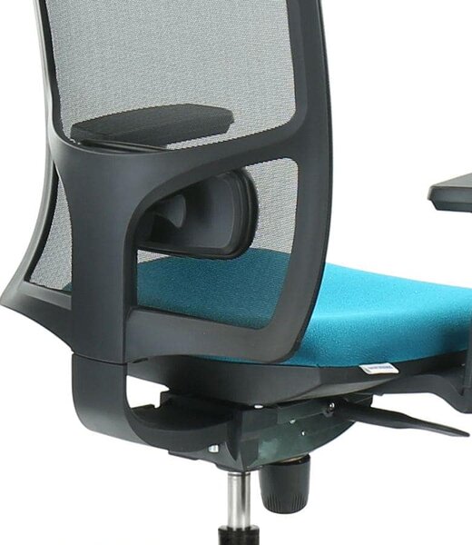 MULTISED kancelářská židle Friemd BZJ 397 nosnost 150 kg, Mechanika: Synchronní, Hlavová opěrka: Ano, Bederní opěrka: Ano, Područky: 3D PU, Kříž: Plastový černý, kolečka