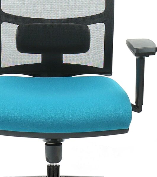 MULTISED kancelářská židle Friemd BZJ 397 nosnost 150 kg, Mechanika: Synchronní, Hlavová opěrka: Ano, Bederní opěrka: Ano, Područky: 3D PU, Kříž: Plastový černý, kolečka