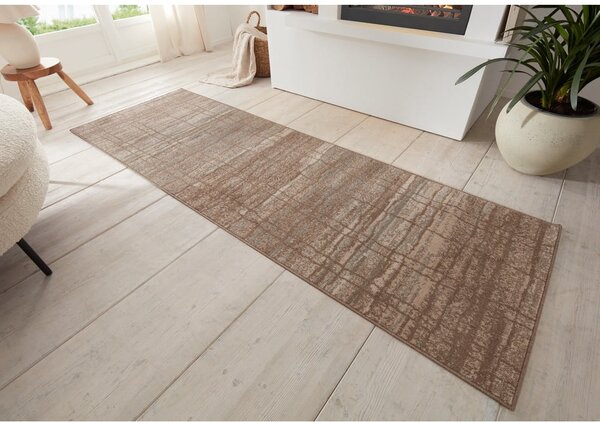 Hnědo-béžový běhoun 80x200 cm Terrain – Hanse Home