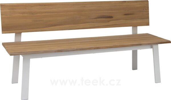 Stern Lavice Sam, Stern, 160x55x81 cm, rám lakovaný hliník šedočerný (anthracite), teak