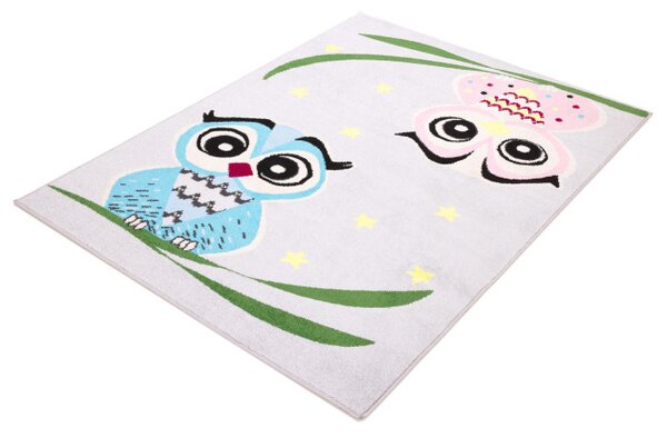 Koberec Agnella Funky Top Owl šedý
