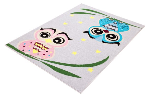 Koberec Agnella Funky Top Owl šedý