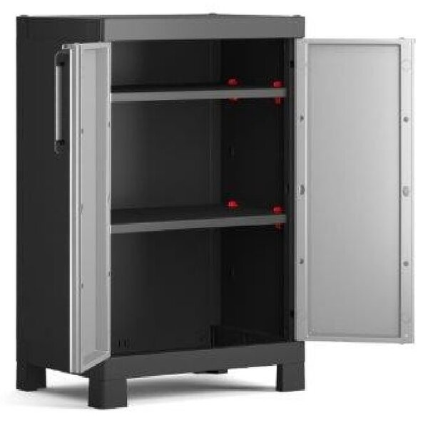 KIS Detroit 96351000270 Skříň nízká, šířka 65 cm, šedá