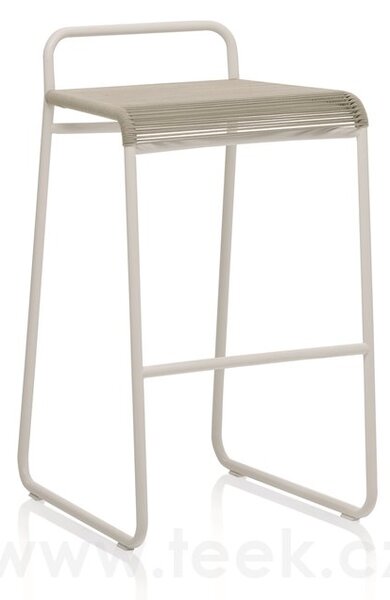 Roda Barová židle Harp, Roda, rám nerez, lankový výplet 3 mm barva dle vzorníku, bez sedáku