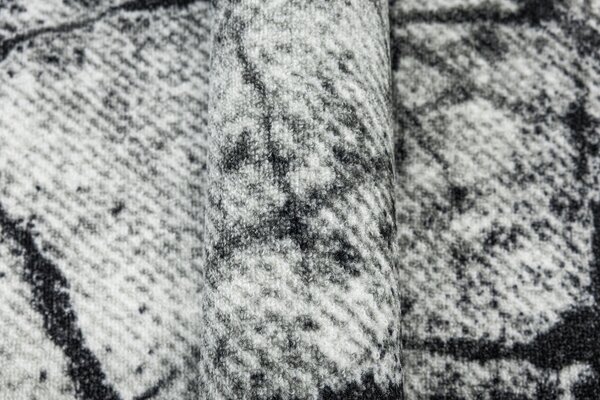 Kobercový ráj Běhoun pogumovaný Grain 19 Mramor šedý Šíře: 67 cm
