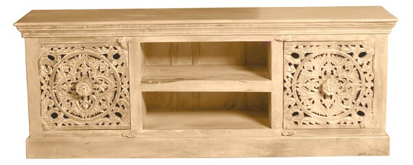 Sob nábytek - Dřevěný stolek pod TV Alexandria mango - STM13715-01