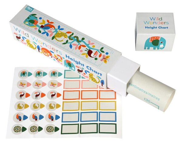 Dětský nástěnný metr Wild Wonders – Rex London
